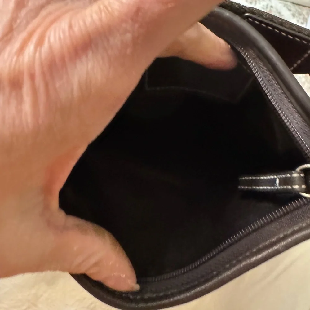 Coach Signature Red Jacquard Crossbody + Wallet Set Y2K Vintage - Picture 9 of 9